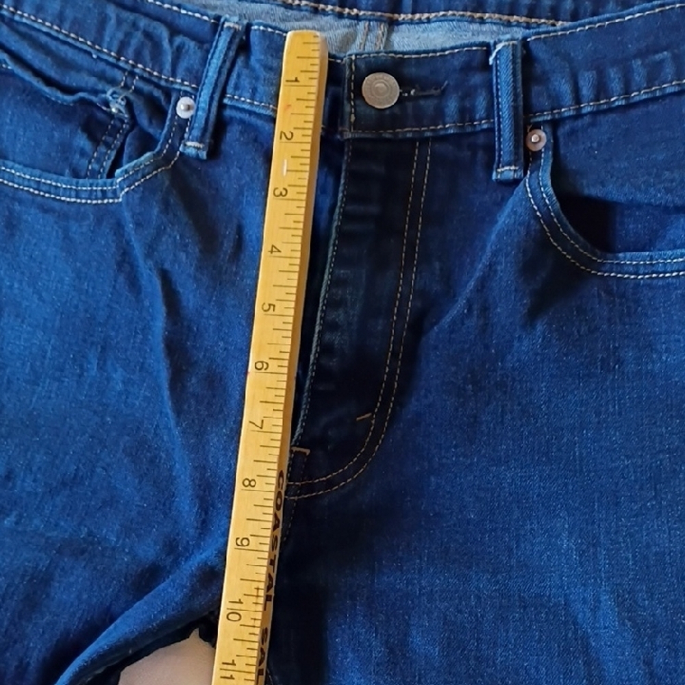 Levi's 512 Dark Blue Slim Jeans for Men Size 34x32 - Picture 5 of 8